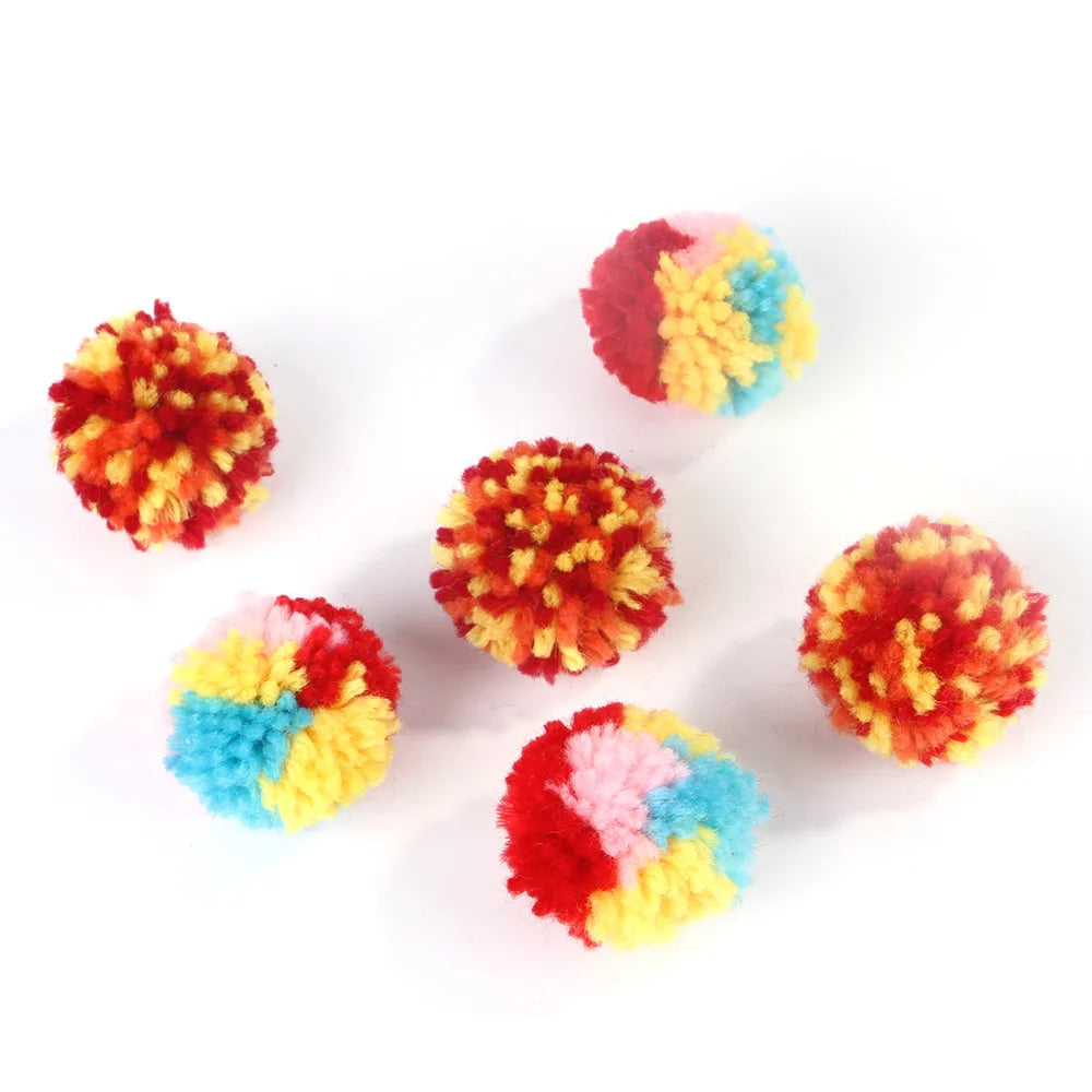 Pet toys, wool balls, colorful, interactive boredom-relieving pet toys, cat products by Quickfindgoods