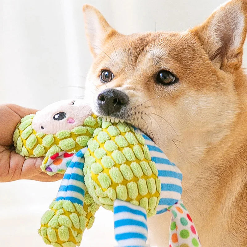 Cute Animals Plush Pet Toys for Small Dogs Squeaky Puppy Dog Chew Toy Clean Teeth mascotas Accessories Stuffed Shih Tzu Products by Quickfindgoods