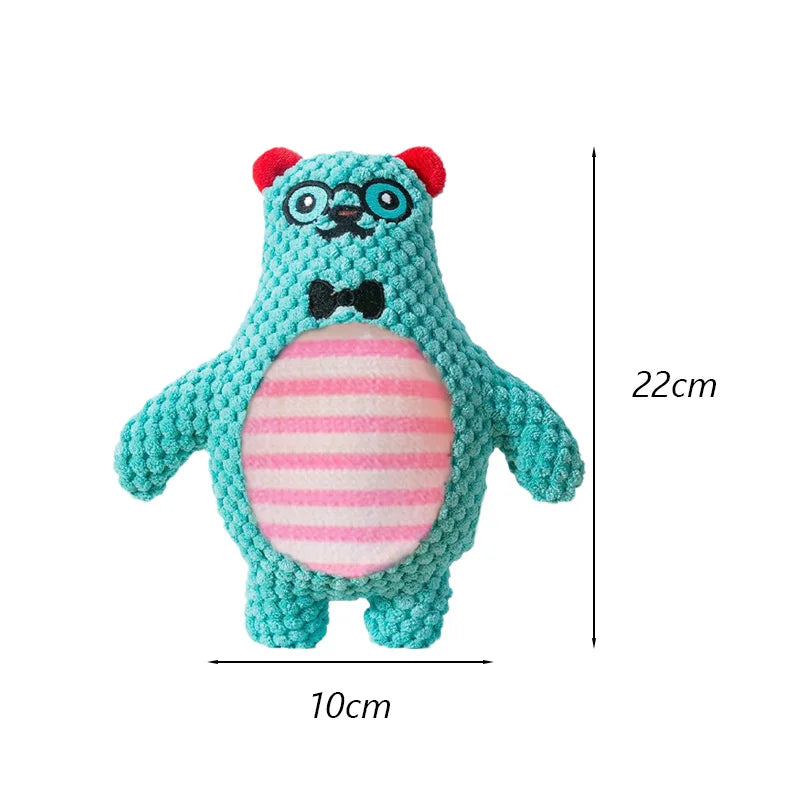Cute Animals Plush Pet Toys for Small Dogs Squeaky Puppy Dog Chew Toy Clean Teeth mascotas Accessories Stuffed Shih Tzu Products by Quickfindgoods