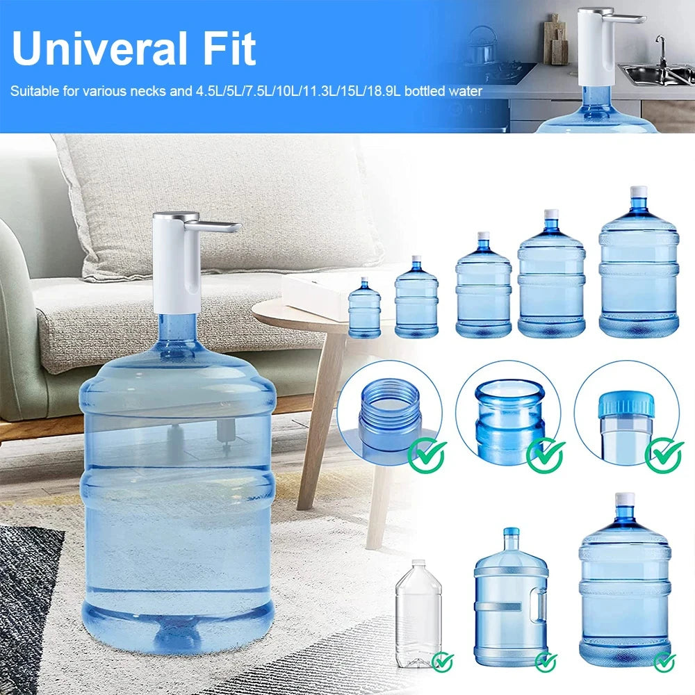 New Arrival Home Gadgets Smart Home Gadgets Electric Water Pump Folding Automatic Drinking Water Bottle Dispenser by Quickfindgoods