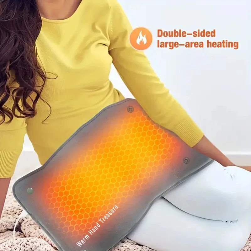 New Graphene Quick Heating Warming Pad with Adjustable Temperature and Timing USB Power Supply Office and Home Warming Handbags by Quickfindgoods