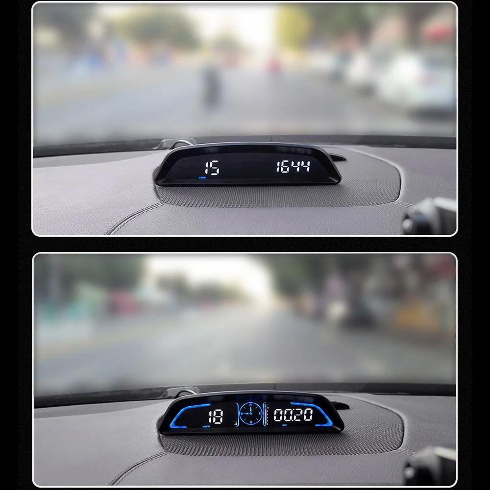 Hud Car Head Up Display GPS Speedometer Gadgets For Boat Motorcycle Car Accessories Digital Panel Speedometer Altimeter Compass by Quickfindgoods