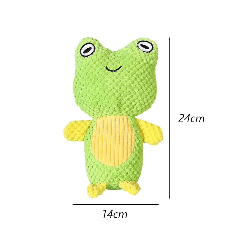Cute Animals Plush Pet Toys for Small Dogs Squeaky Puppy Dog Chew Toy Clean Teeth mascotas Accessories Stuffed Shih Tzu Products by Quickfindgoods