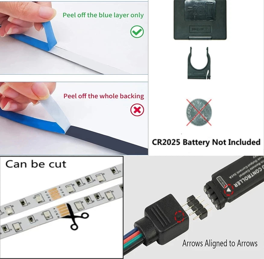 Usb Led Strip 5V 5050 Smart Led Light For Wall Room Bluetooth Wifi Alexa 15 20 Meter Rgb Tape Tv Backlight Led Ribbon Band Luces by Quickfindgoods