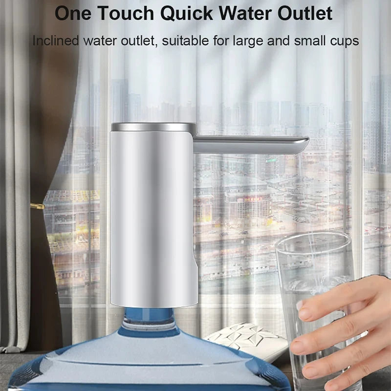 New Arrival Home Gadgets Smart Home Gadgets Electric Water Pump Folding Automatic Drinking Water Bottle Dispenser by Quickfindgoods
