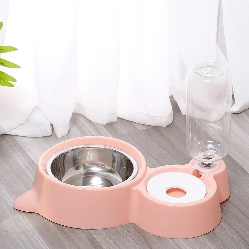 Automatic Pet Feeder & Water Bowl Set by Quickfindgoods