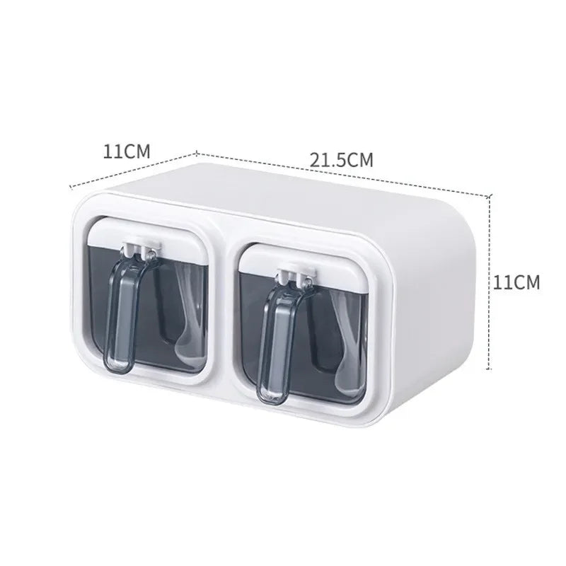 Kitchen Seasoning Box Wall Mounted Organizer Boxes