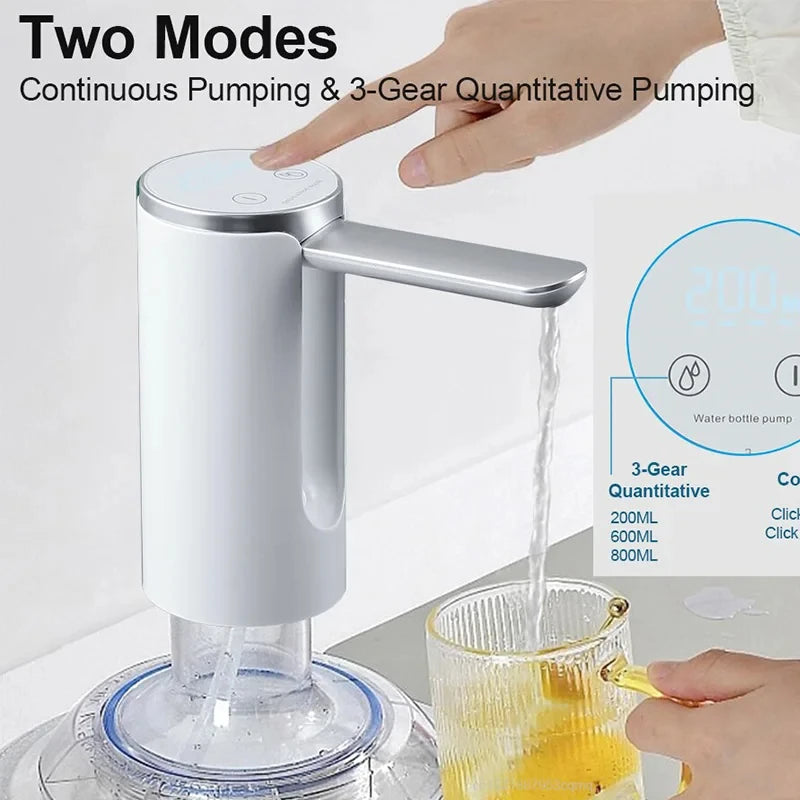 New Arrival Home Gadgets Smart Home Gadgets Electric Water Pump Folding Automatic Drinking Water Bottle Dispenser by Quickfindgoods