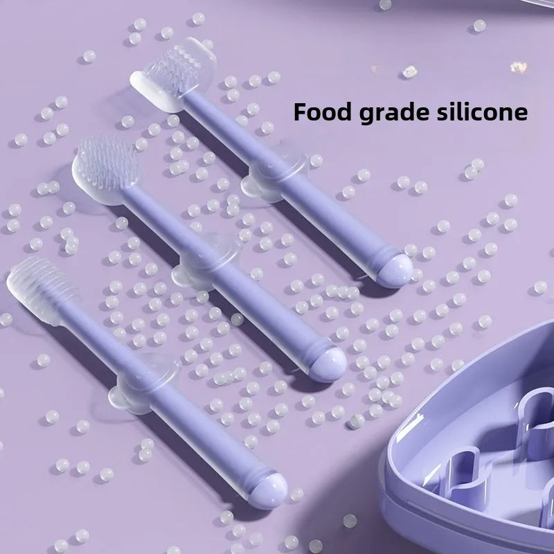 Pet Silicone Toothbrush and Toothpaste Set Teeth Cleaning for Cats and Dogs Pet Teeth Oral Cleaning Pet Products Supplies by Quickfindgoods