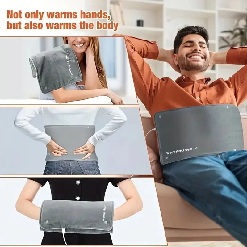 New Graphene Quick Heating Warming Pad with Adjustable Temperature and Timing USB Power Supply Office and Home Warming Handbags by Quickfindgoods