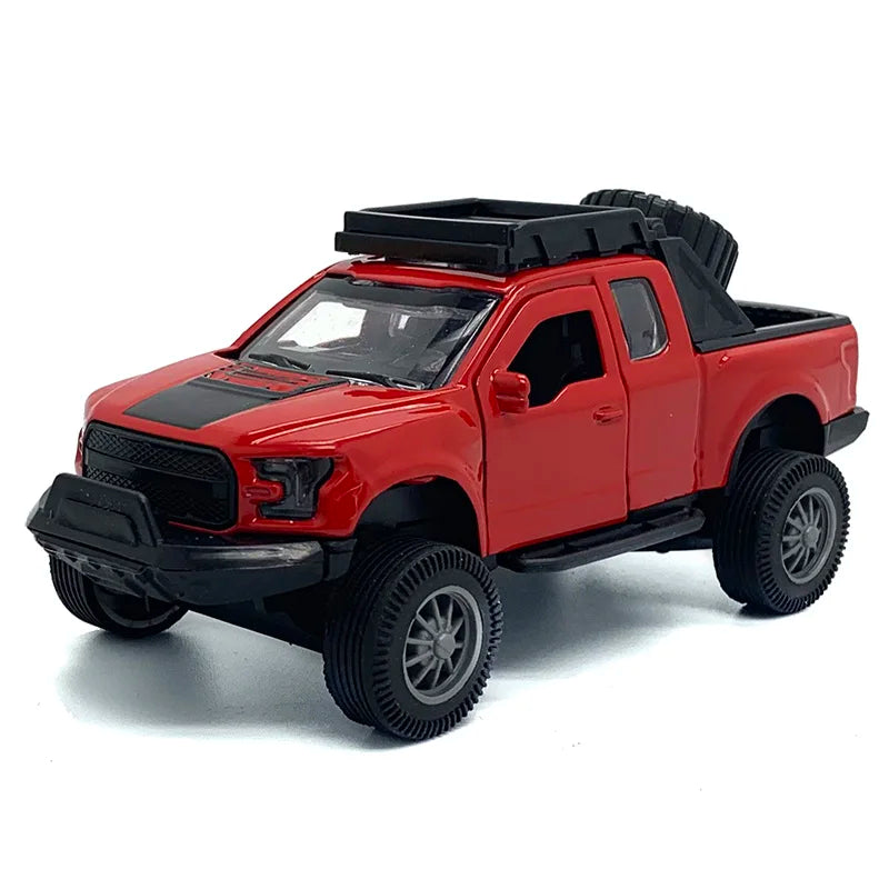 1:36 Scale F-150 Alloy Car Model - Spring-Back Action Toy for Kids - Authentic Replica Fun