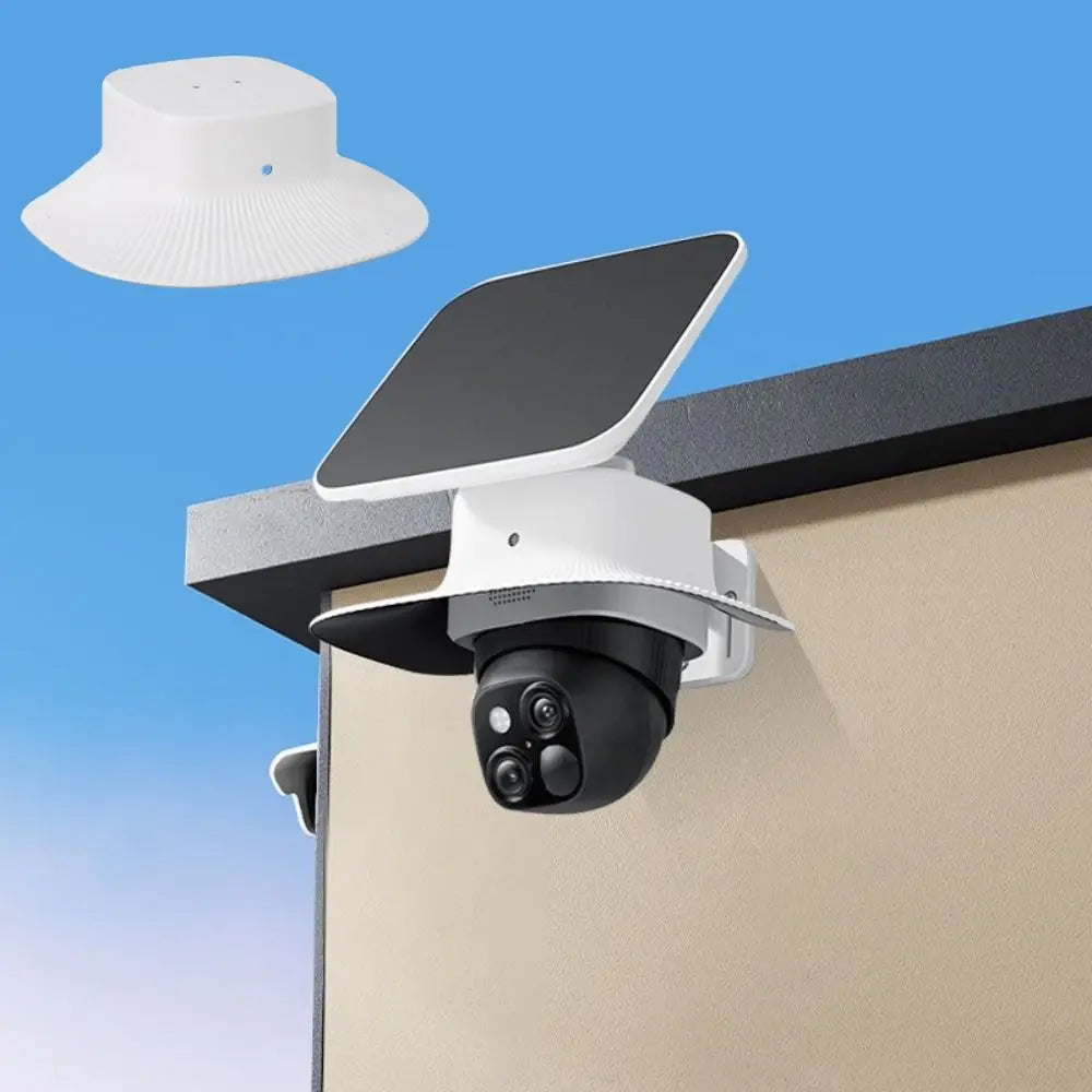 White Security Camera Cover Wall Mounted Weather Resistant Weatherproof Cover UV-proof Dustproof Protective Cover Sun Protection by Quickfindgoods