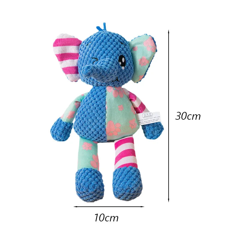 Cute Animals Plush Pet Toys for Small Dogs Squeaky Puppy Dog Chew Toy Clean Teeth mascotas Accessories Stuffed Shih Tzu Products by Quickfindgoods
