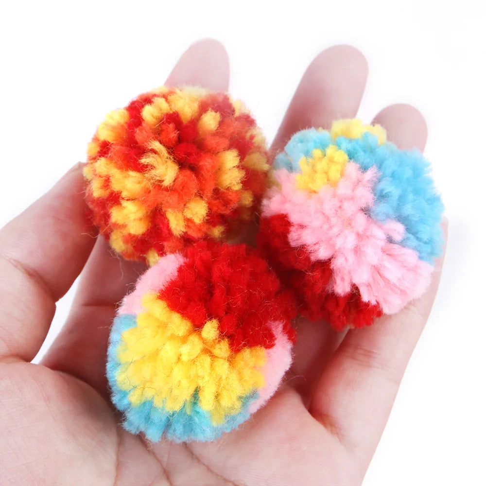 Pet toys, wool balls, colorful, interactive boredom-relieving pet toys, cat products by Quickfindgoods