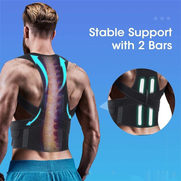 Double Dragon Bone Back Posture Correction Belt by null
