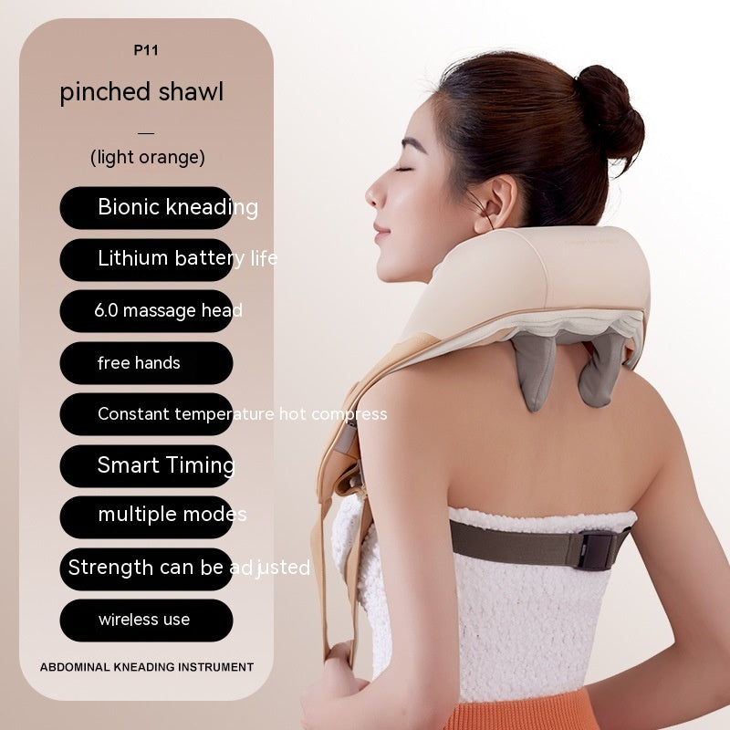 Oblique Muscle Shoulder And Neck Massager Clip Kneading Electric by null