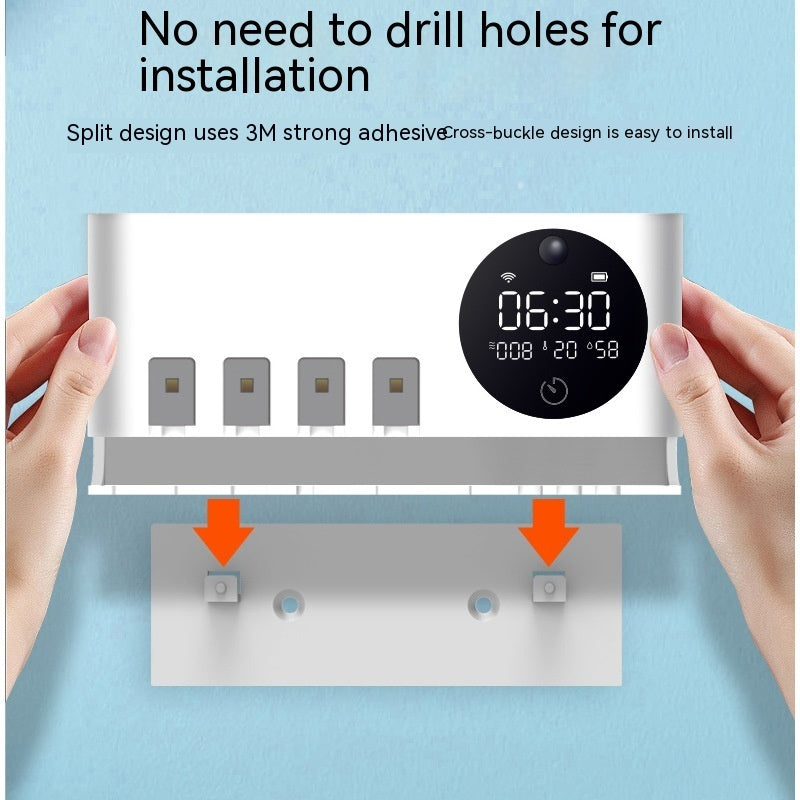 Ultraviolet Toothbrush Sterilizer Smart Toothbrush Holder Rack by null